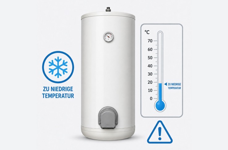 Welche Mindesttemperatur sollte mein Boiler haben?